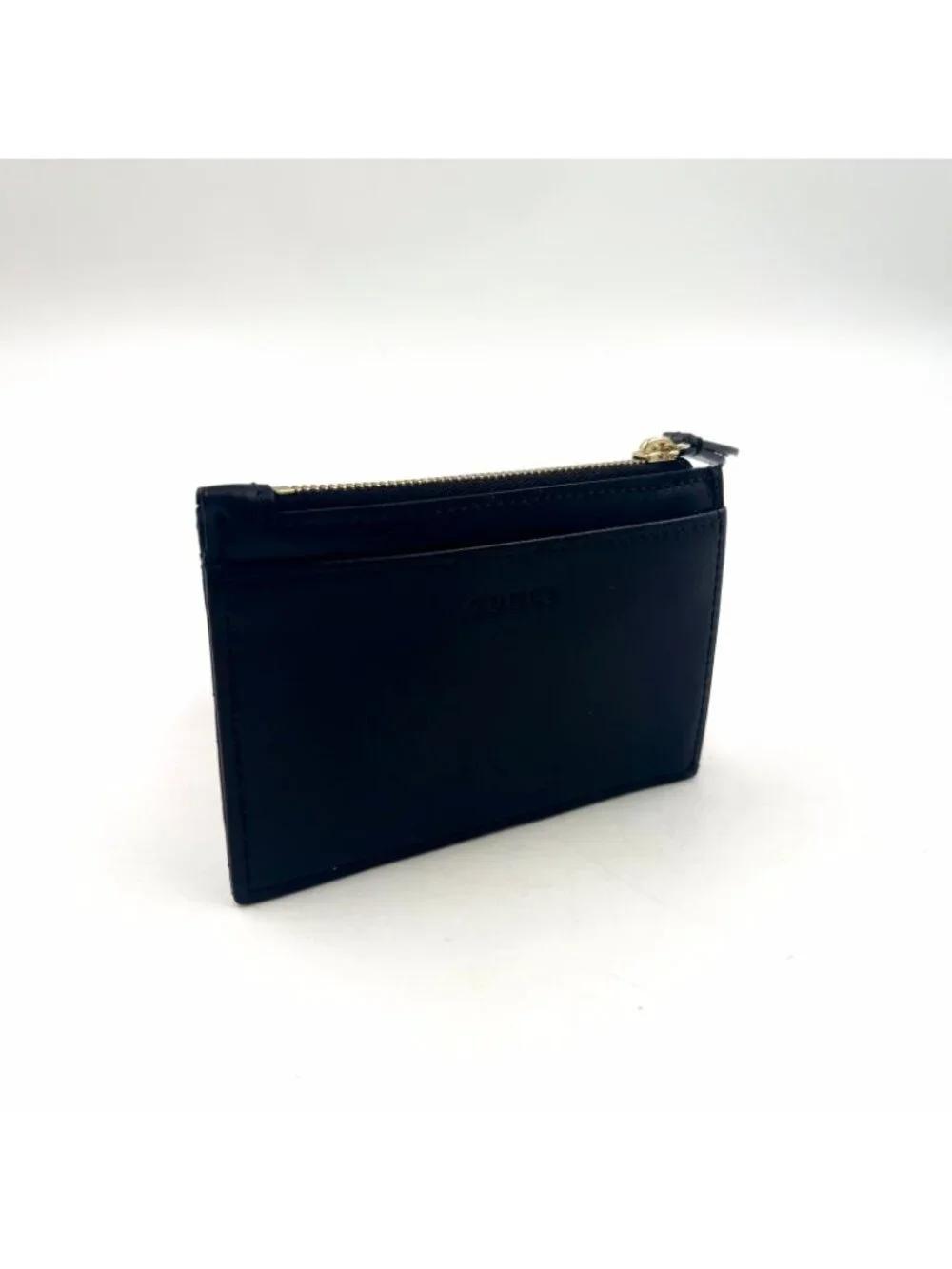 Gucci GG Marmont Leather Black Coin Case Gold With